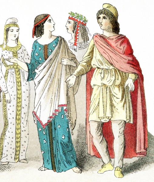 The figures in this illustration, which dates to 1882, represent people living in Asia Minor