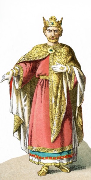 The figure represented here is King Richard the Lionhearted (1157-1199). He was king of England
