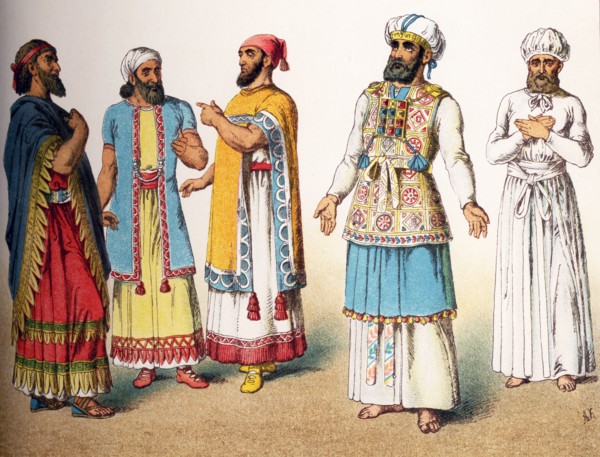 The figures illustrated here are five Hebrew figures from the ancient Middle East. They represent,
