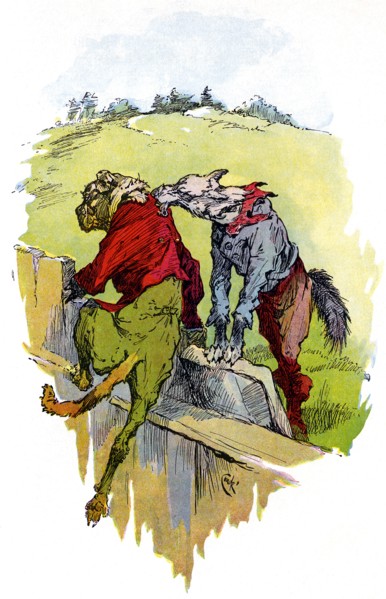 J.M. Conde illustrated the tales of the legendary Greek Fablist Aesop, including the story of the