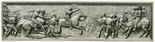 The French caption translates: Jeanne learns that in an attack that begins without her knowledge,