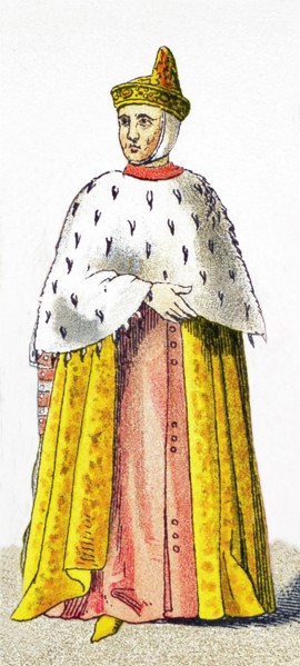 The doge of Venice pictured here is Pietro Gradenigo who served as doge from 1289 to 1311.A doge