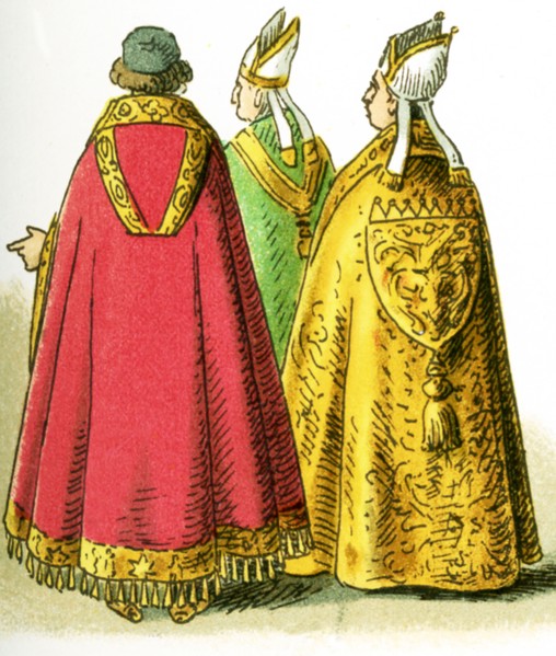 The images here all feature ecclesiastical Costume, from the 11th century through the 19th century.
