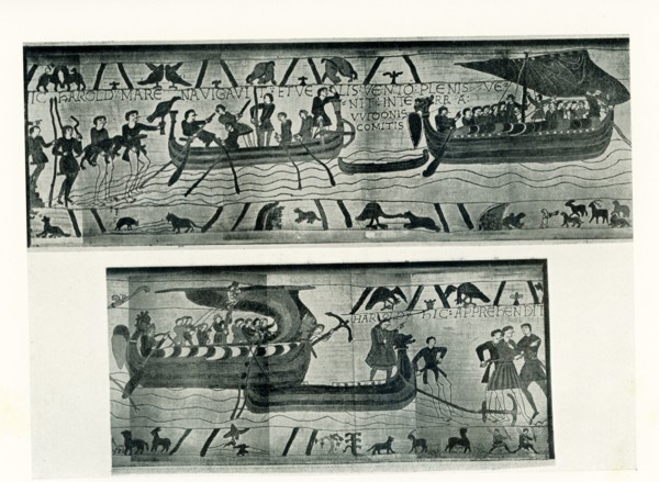 The Bayeux Tapestry is an embroidered cloth nearly 230 feet long and 20 inches tall that depicts