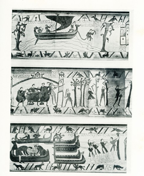 The Bayeux Tapestry is an embroidered cloth nearly 230 feet long and 20 inches tall that depicts