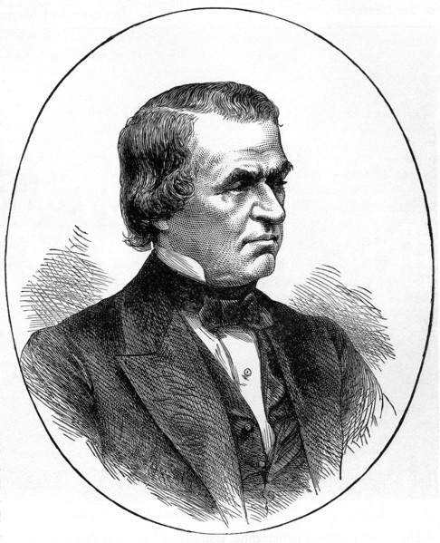Andrew Johnson served as Abraham Lincoln's vice-president during Lincoln's second term as president