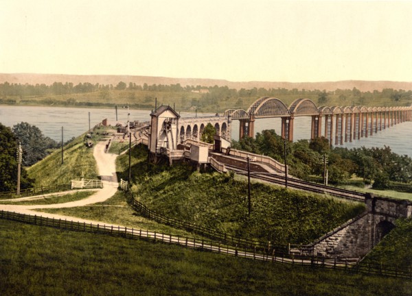 The Severn Bridge.