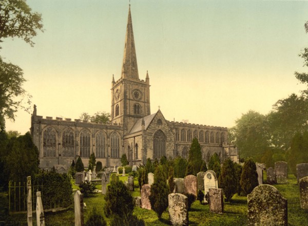 Trinity Church yard.