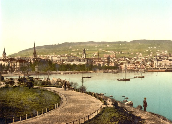 Panorama of Zurich.