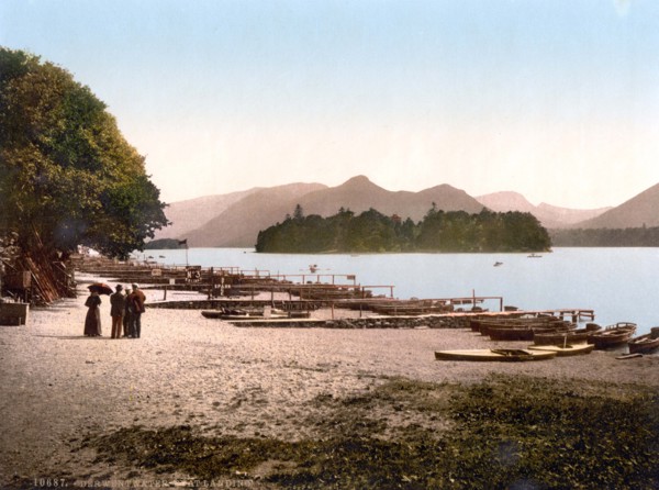 Boat mooring at Derwentwater.