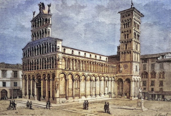 The church of San Michele in Lucca.