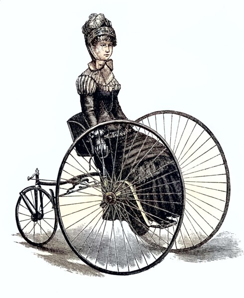 Ladies draisine from 1885.