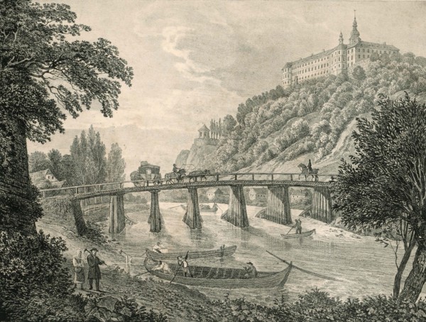 View of Hluboka Castle.