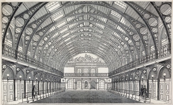 The interior of the Dianabad in Vienna.