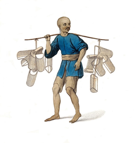 A Chinese worker.