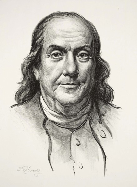 Benjamin Franklin (17 January 1706 - 17 April 1790) was an American printer, publisher, writer,