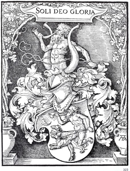 The coat of Arms of Johann Tscherte.