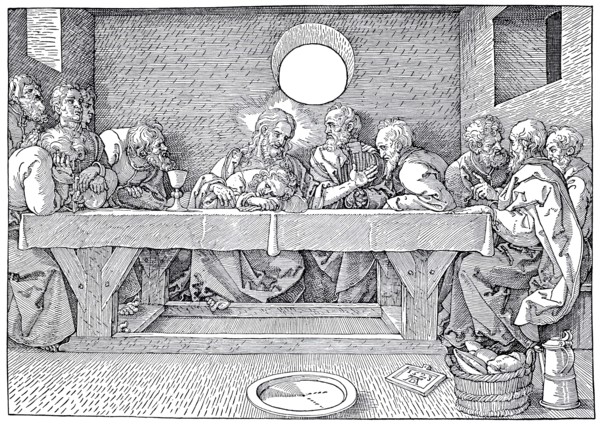 The last supper.