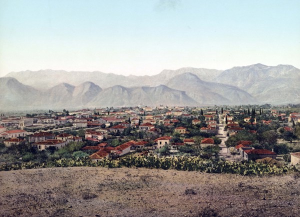 View of Sparta with Taygete