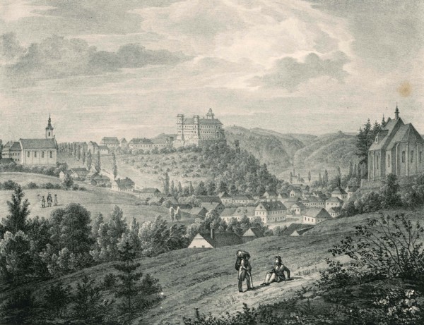 View of Lettowitz castle