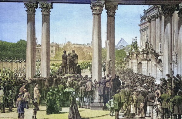 Parade in the Lustgarten in Potsdam