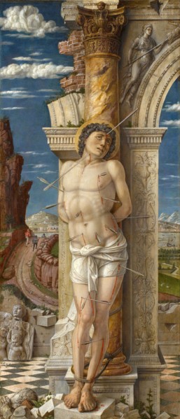 Saint Sebastian or Sebastiano (around 250 AD) was a Roman soldier. He has been venerated as a martyr and saint in the Catholic and Orthodox churches since the 4th century
