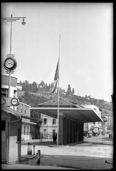 WW 2: border in Chiasso, 1943.