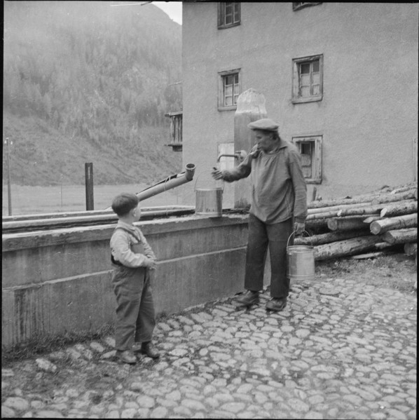People of Marmorera around 1953.