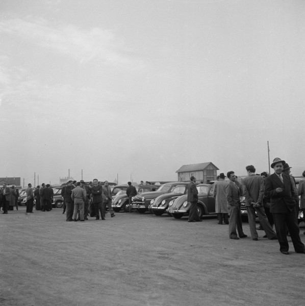 Car Market in Zurich, 1957.