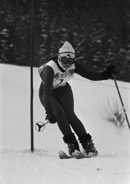 Betsy Clifford, Alpine World Ski Championships, Val Gardena 1970.