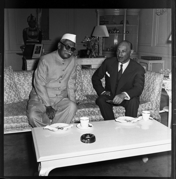 Rajendra Prasad and King Mohammad Zahir Shah, 1958.