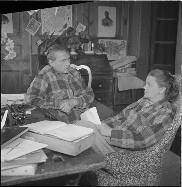 Carl Zuckmayer, Alice Zuckmayer 1946.