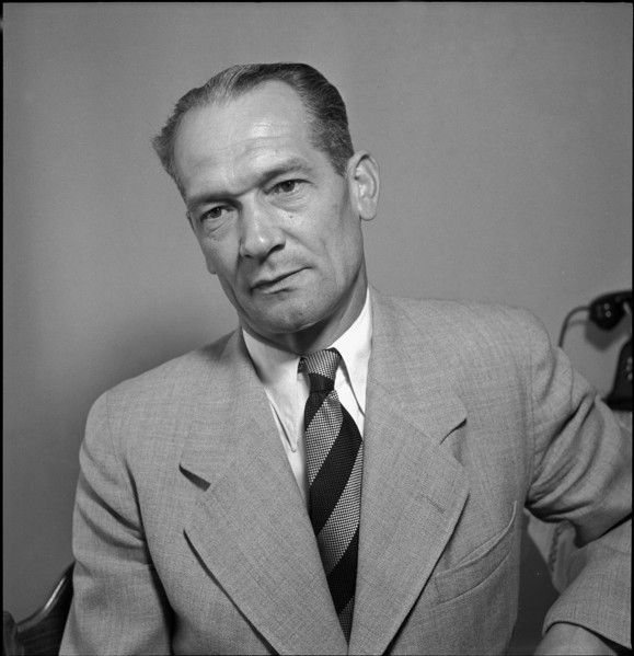 YB trainer Fritz Gschweidl, 1948.