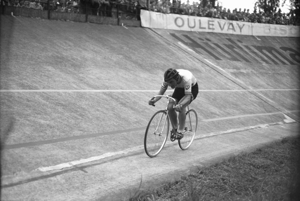 Swiss Track Race Championship, Zürich, 1949: Leo Weilenmann.