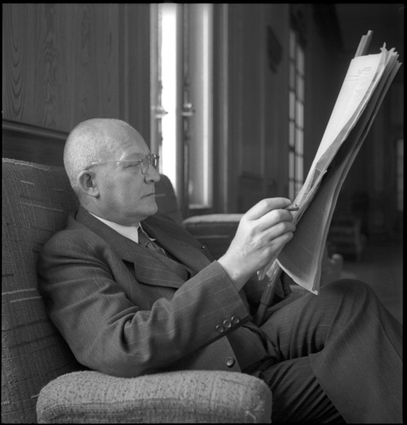Dr. Rudolf Amelunxen in Caux 1948