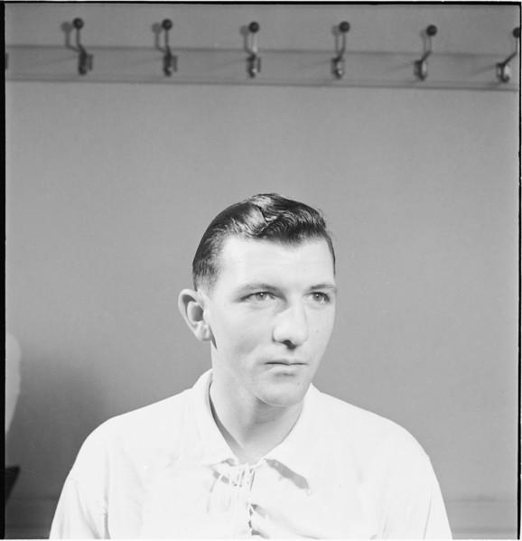 Soccer player Josef Courtat, FC Grenchen. ca. 1945