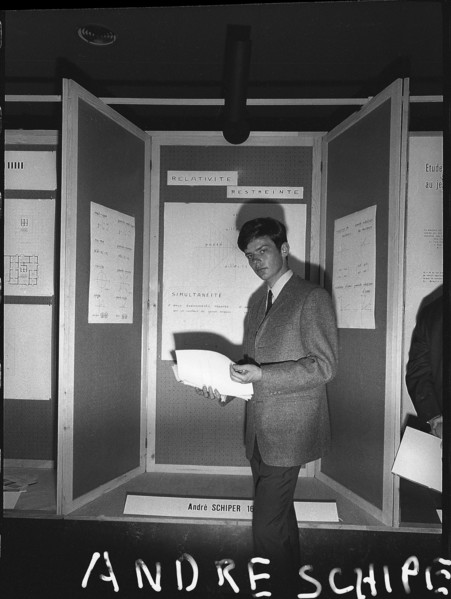Swiss Youth Researches 1969: participant André Schiper.