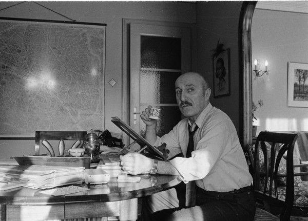 Jack Rolland at home in Lausanne 1970.