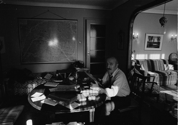Jack Rolland at home in Lausanne 1970.