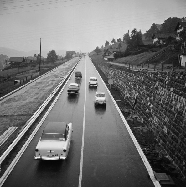 Autobahn Luzern-Brünig, 1962