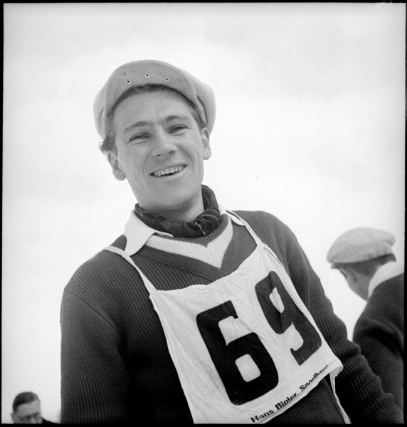 Skier Fernand Grosjean, 1947