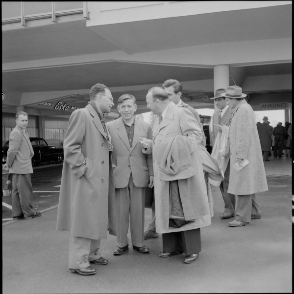 Mordechai Oren, leader of the Socialist party of Israel Mapam after his discharge, Zurich 1956