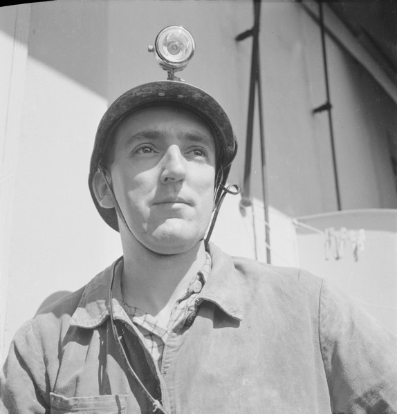 Speleologist Maurice Audetat, Lausanne 1951