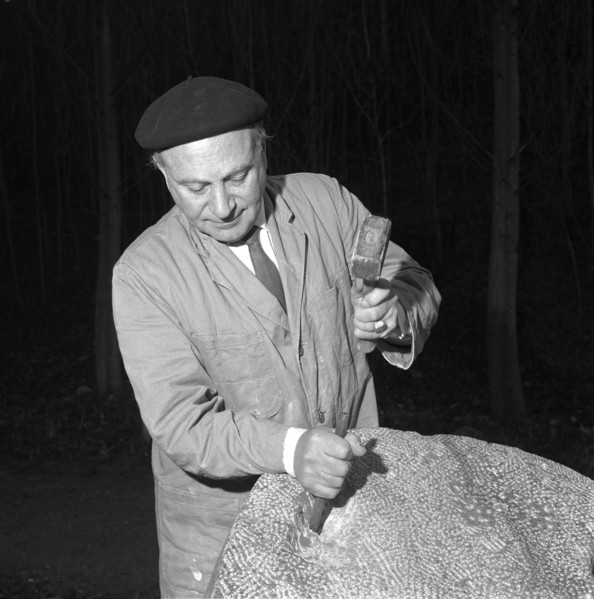 Sculptor Arnold d'Altri, Zurich 1961