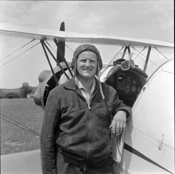 Pilot Hansruedi Erz, Frauenfeld 1959
