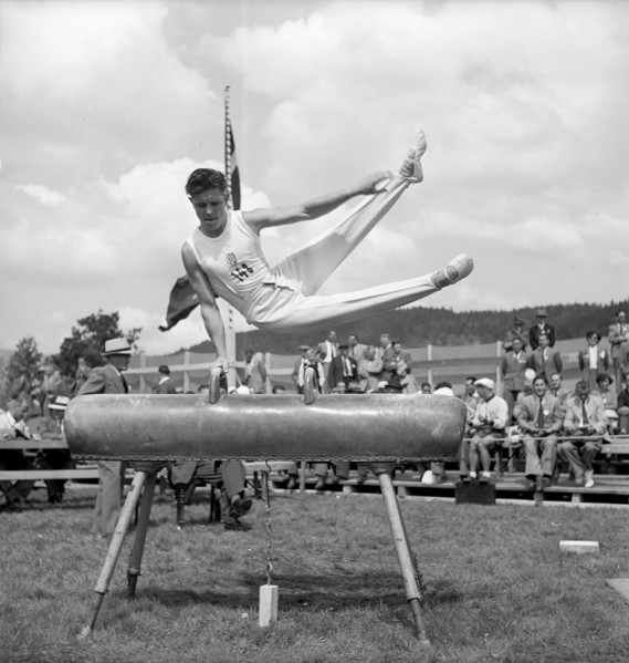 Eduard Thomi, gymnast 1956