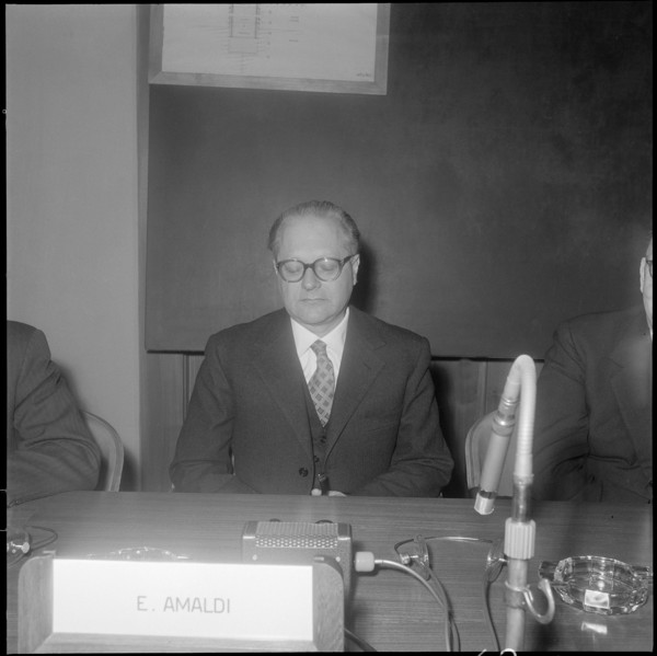 Prof. Edoardo Amaldi, nuclear physicist. ca. 1960
