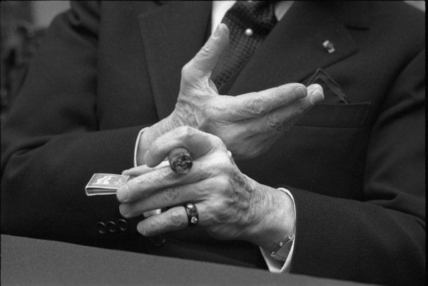 Arthur Rubinstein's hands, Zurich 1977