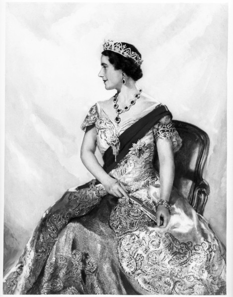 Queen Elizabeth, wife of King George VI. ca. 1936