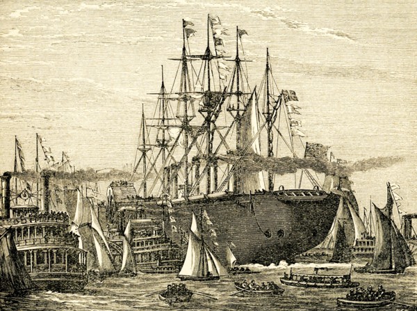 The Landing of the Cable by the 'Great Eastern' Friday July 27 1866. On Friday, 13 July 1866,